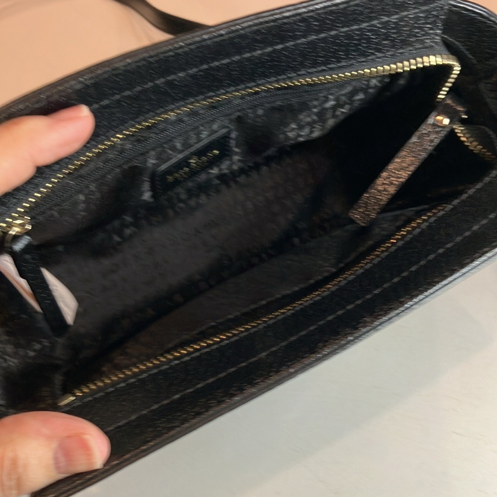 Kate Spade | Cedar Street Hayden Black Leather Crossbody Bag - Picture 6 of 11